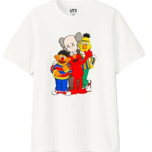 KAWS X Uniqlo X Sesame Street Tee Size 11-12 Kids